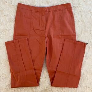 Brooklyn Industries Coral Pink Casual Chino Ankle Zip Pants Size 6 Women